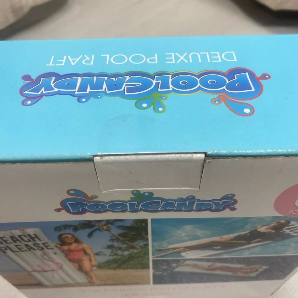 Report Collection PoolCandy Deluxe Inflatable Raft - Pink Flamingo - Picture 9 of 10